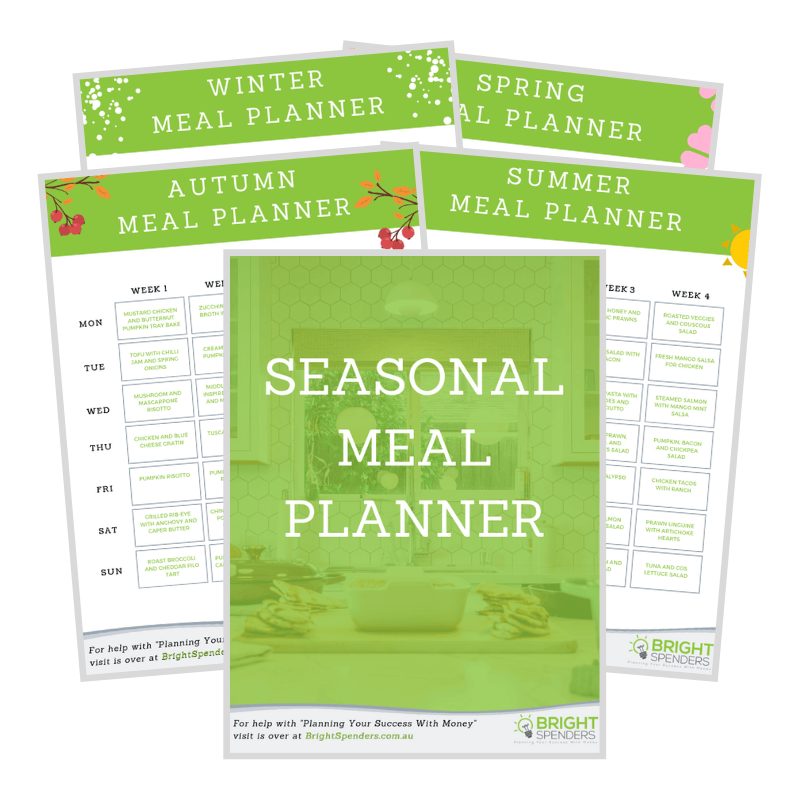 free spring meal planner printable